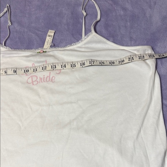 Pink and White Pajama Set with Ruffle Trim - Picture 7 of 12